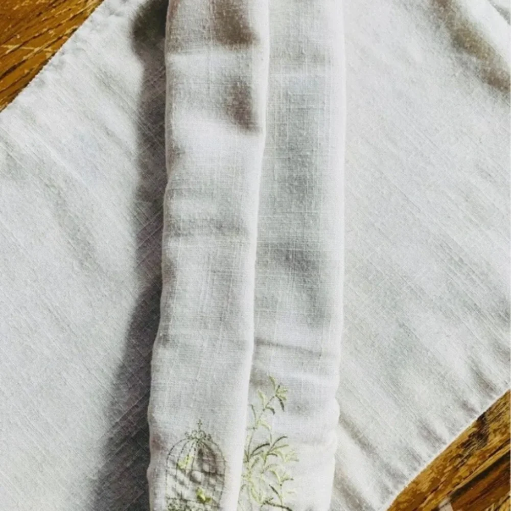 5 cloth napkins or placemats approximately 19 by 13 inches cottage Cottagecore